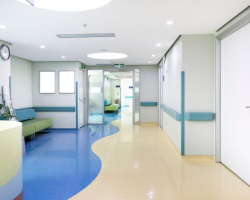 Hospital Floor Interior - Hospital corridor