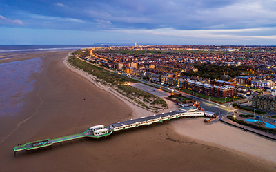 St Annes Pier with St Annes town in the background