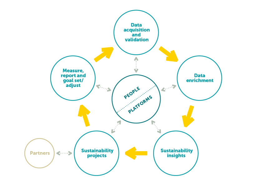 An illustration of a sustainability ecosystem